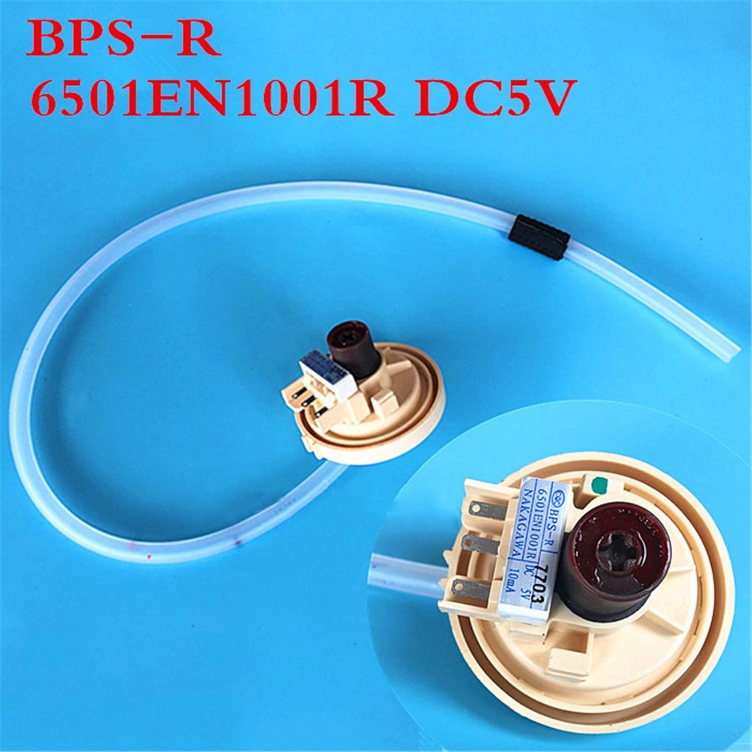 Waterdrukschakelaar voor Wasmachine - Vervangende Sensor voor Diverse Modellen, Geschikt voor T1309ADFH, WT5101HV en Meer