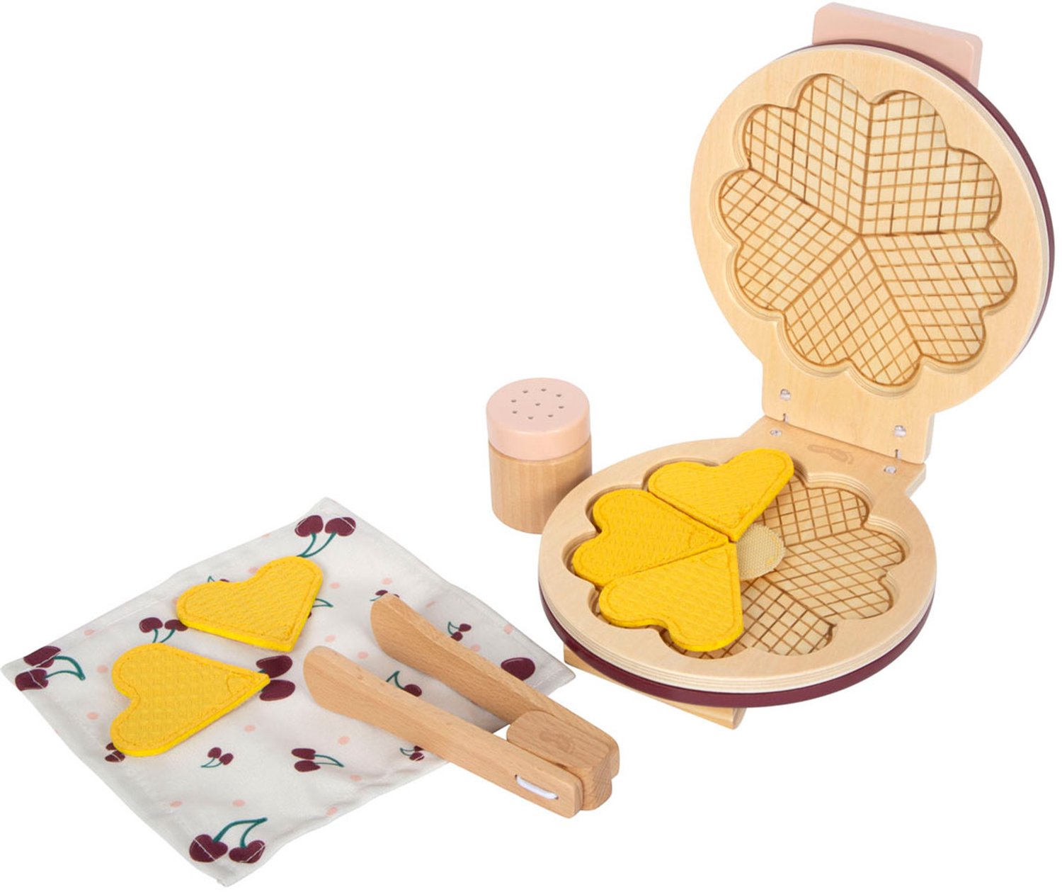 Waffeleisen-Set rot "tasty