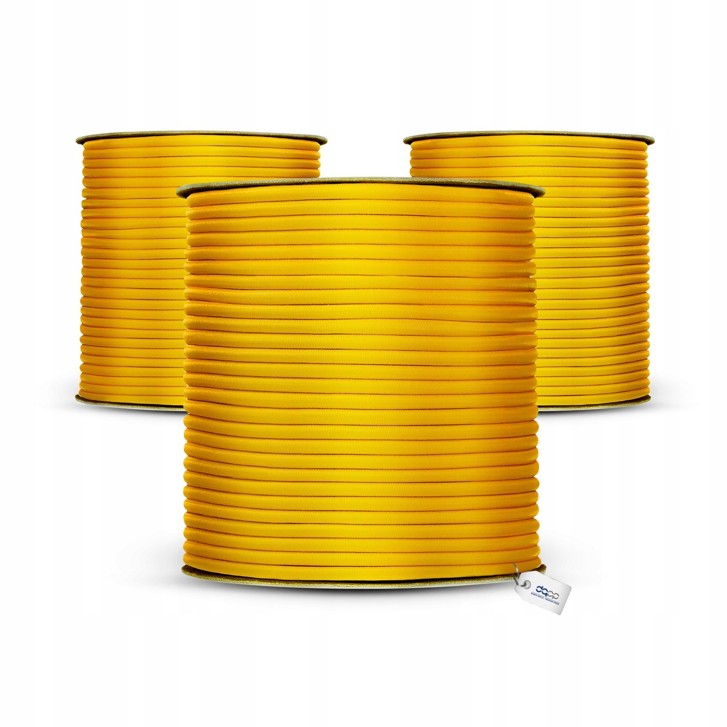 DQ-PP Elastische Touw 8mm Geel - 30m - Sterk & Flexibel