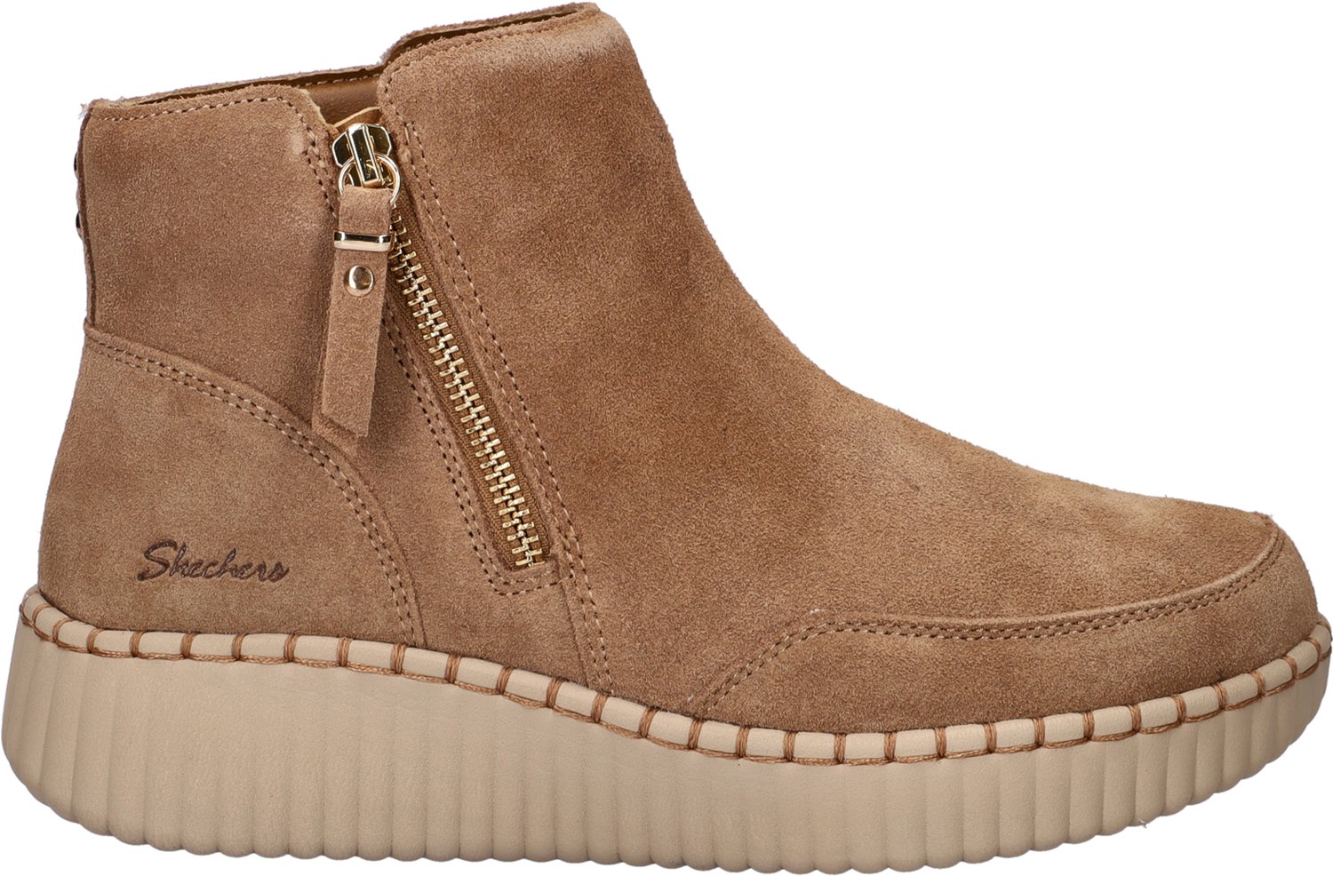 Skechers Wilshire Blvd Weekend Crush dames boot - Beige - Maat 39