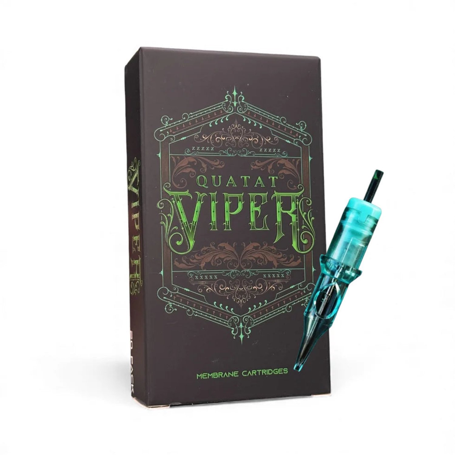 Viper PMU Membrane Cartridge Green 0.35/1RLXT – Precision PMU Needle (20 pcs) - Set of 3 packs