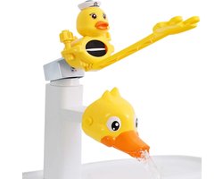 Schattige Eendjes Kraanverlenging voor Kinderen, Handige Tap Extender voor Badkamer, Moedigt Handenwassen aan, Leerhulpmiddel voor Peuters, 1 Set