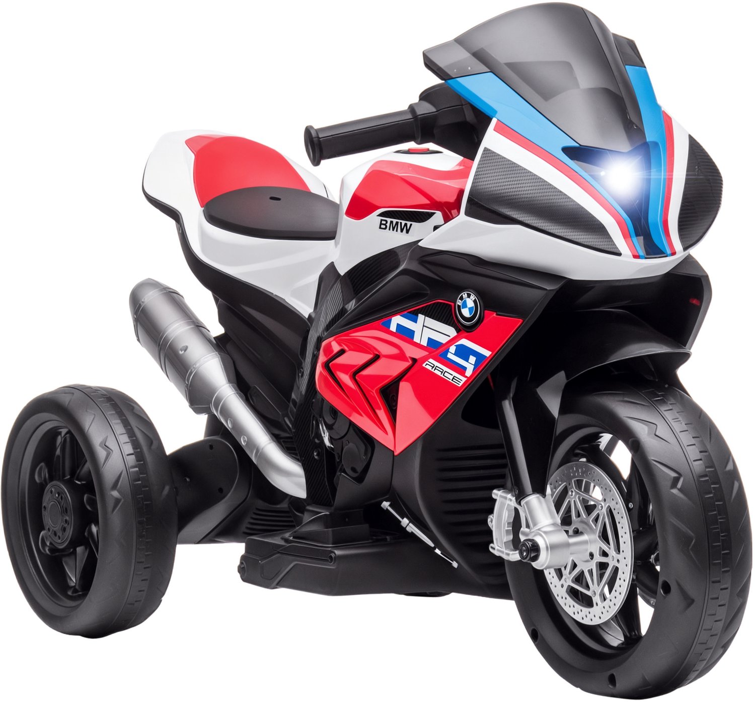 Homona Kindermotorrad - Met verlichting, muziek en 3 wielen - 82,5 x 42 x 54 cm - Rood