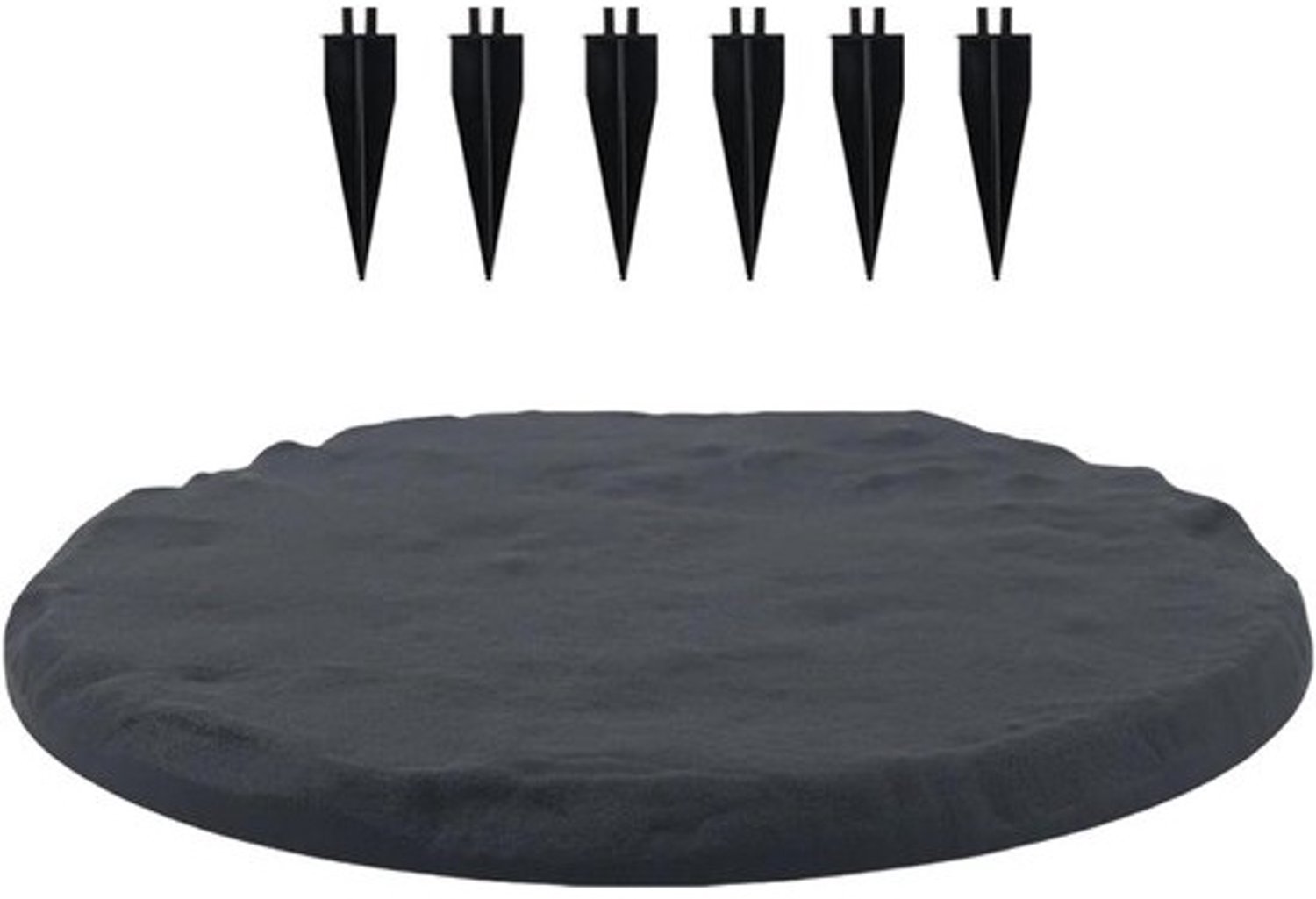 Tuintegels - voor buiten - Opritten - sierstenen - Voor tuinverfraaiing - Antislip - haringen - 1 vierkante meter - Grijs