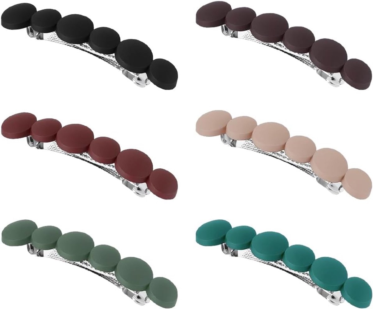 Haarspeldjes voor vrouwen, matte halve kaakclips, antislip, dunne haarspelden, paardenstaart, broodjeshouder, veelzijdige haarspeldjes, stylingaccessoires voor vrouwen, dagelijks