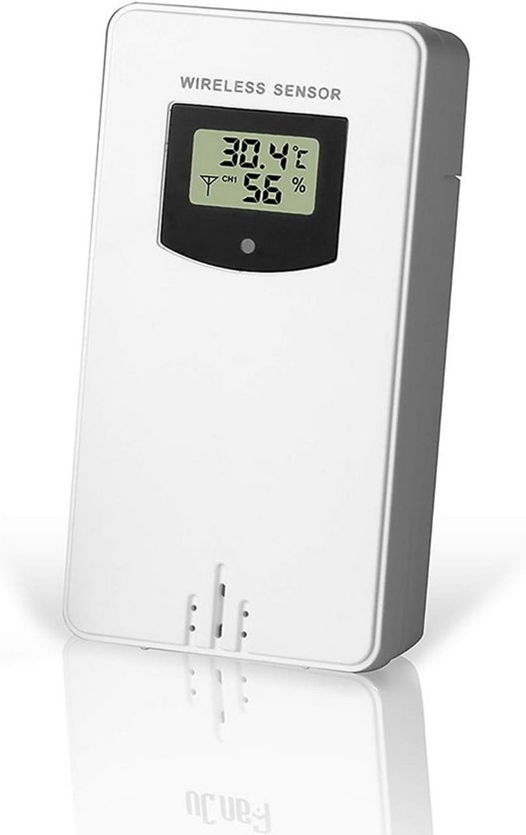 Draadloos Weerstation Binnen Buiten met Weersvoorspelling, Thermometer, Hygrometer en Alarm