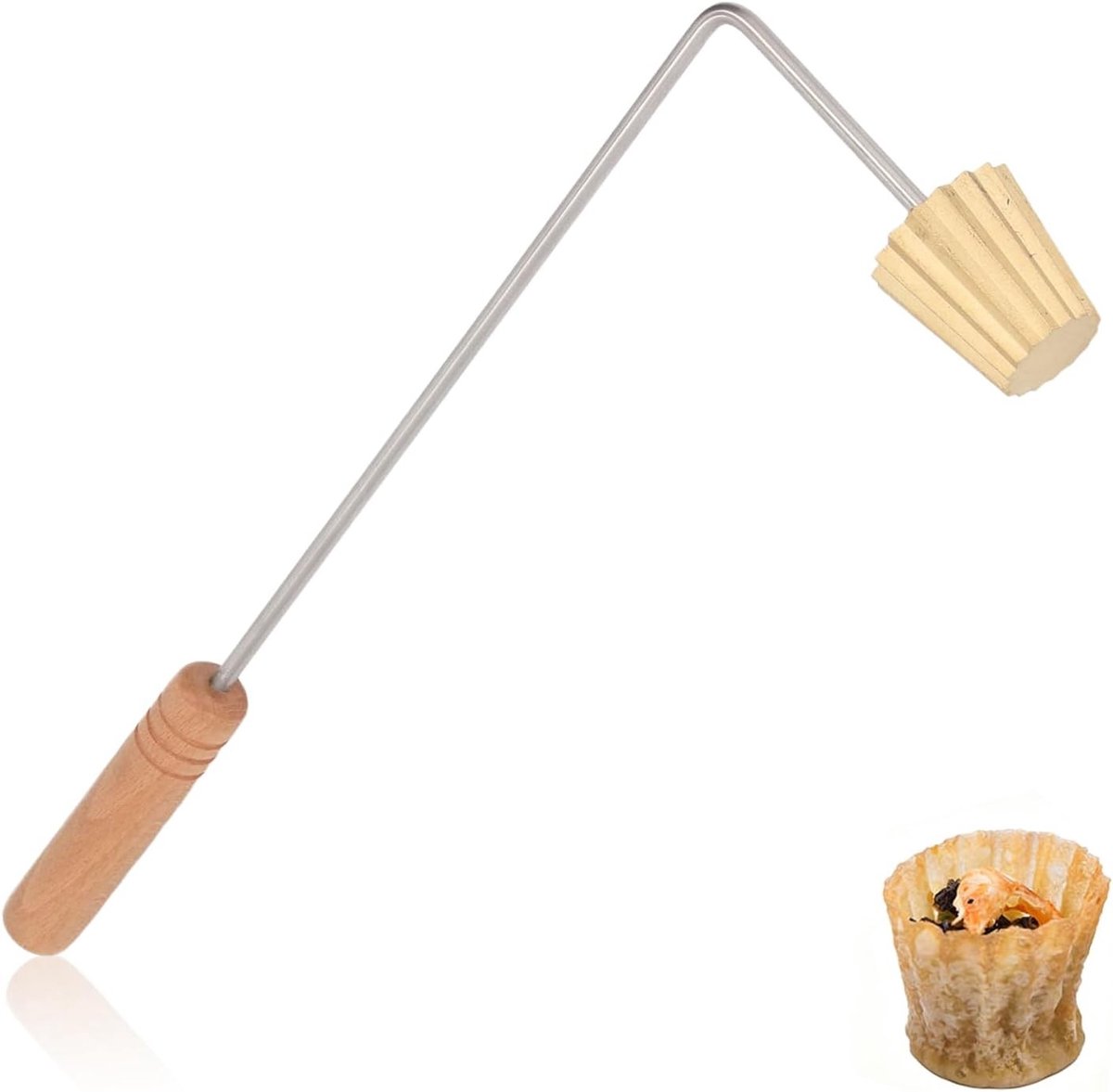 Herbruikbare Bakvorm voor Taart en Eieren - Diepe Cup Mold voor Thuisbakken en Keukenaccessoires