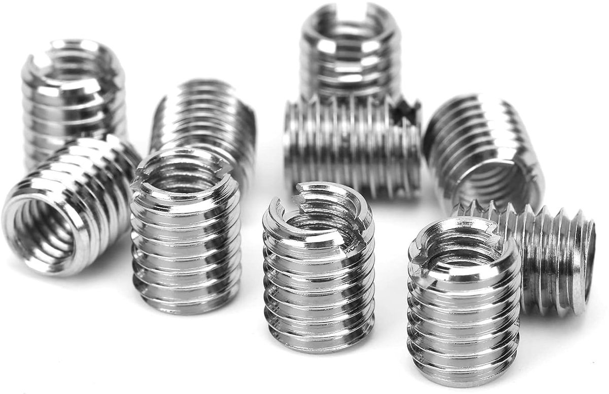 Zelftappende Draadinvoegtool voor Draadreparatie, M6 x 1.0 mm en M8 x 1.25 mm Draad, Ideaal voor Metaalbewerking en Klussen