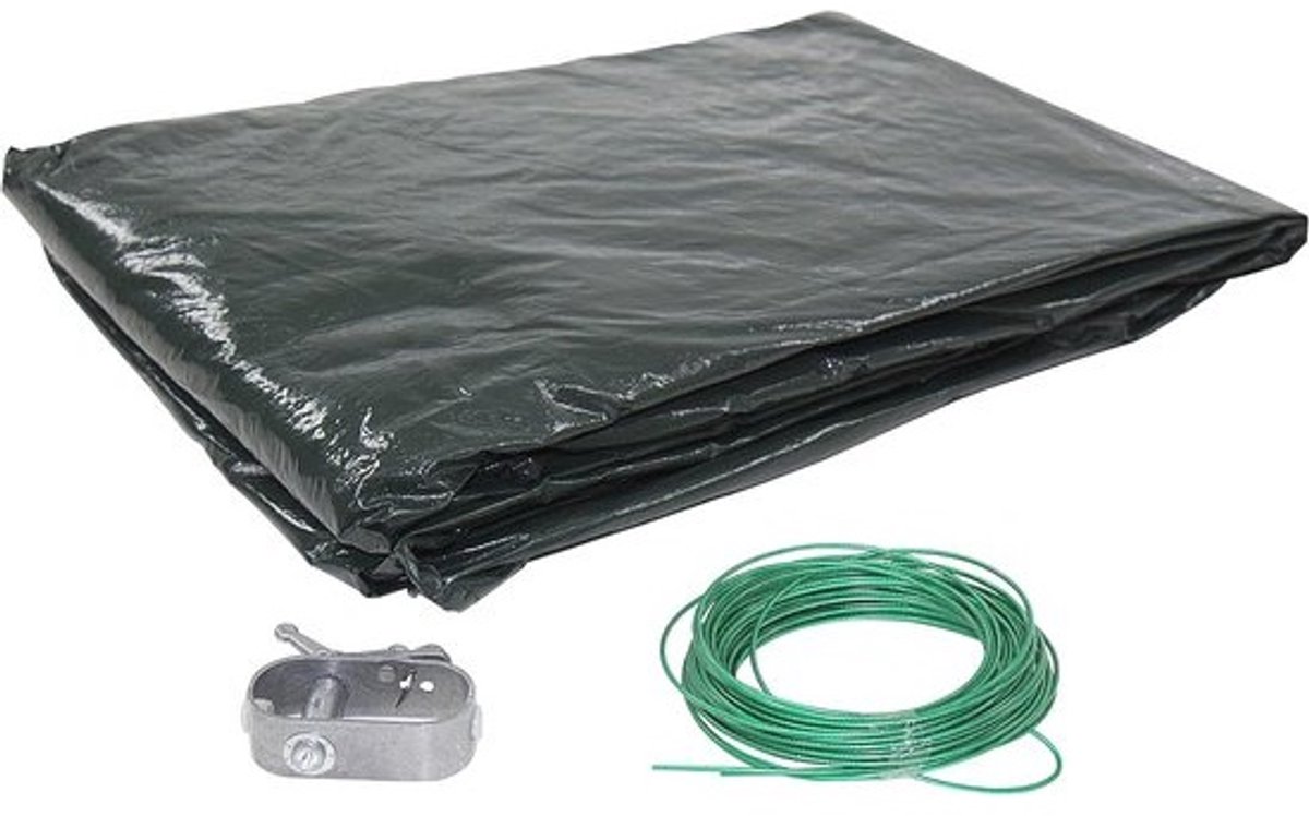 Winterdekzeil voor Ovalen Bassin 730 x 370 cm - Bescherming en Onderhoud voor je Zwembad
