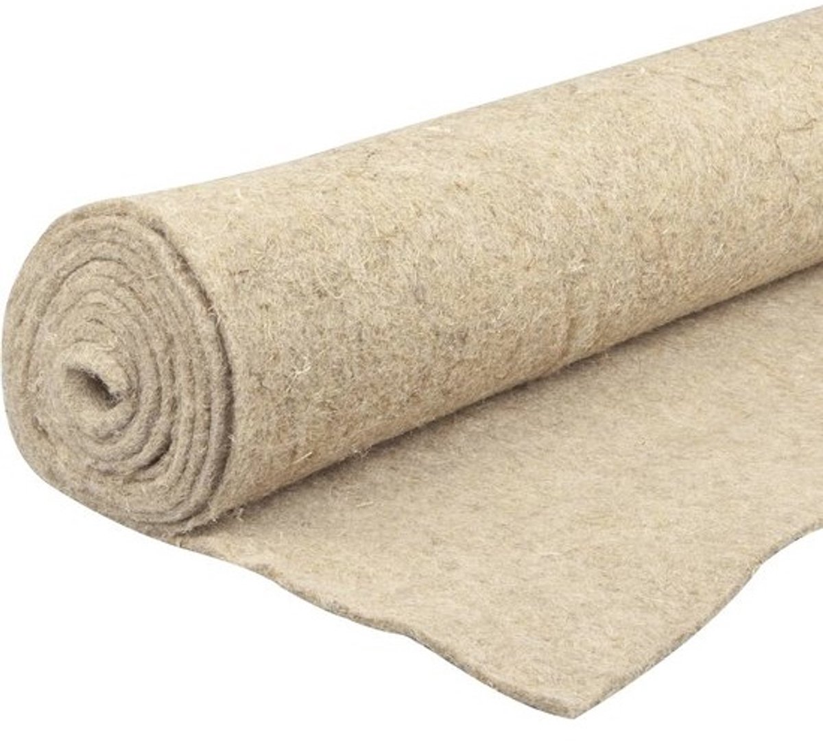 Natuurlijke mulchmat en onkruidstop - 4 x 0,5 m
