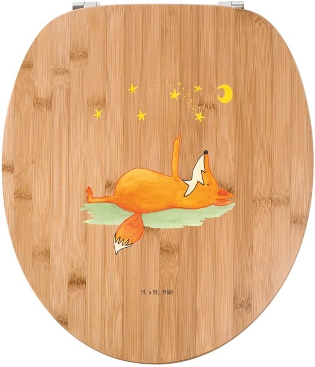 Design WC-bril - Vossen, Sterren & Maan Motief - Perfect Cadeau voor Toilet