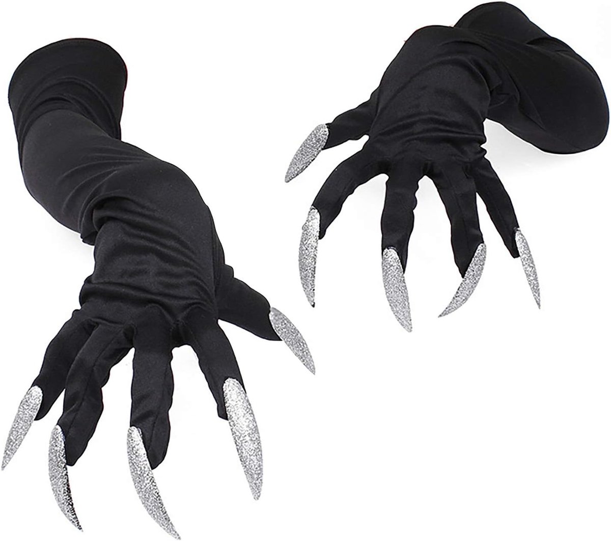 Handschoenen met spijkers lange klauwen handschoenen griezelige lange poothandschoenen grappige geest cosplay kostuum handschoenen Halloween rekwisiet wolf klauwen