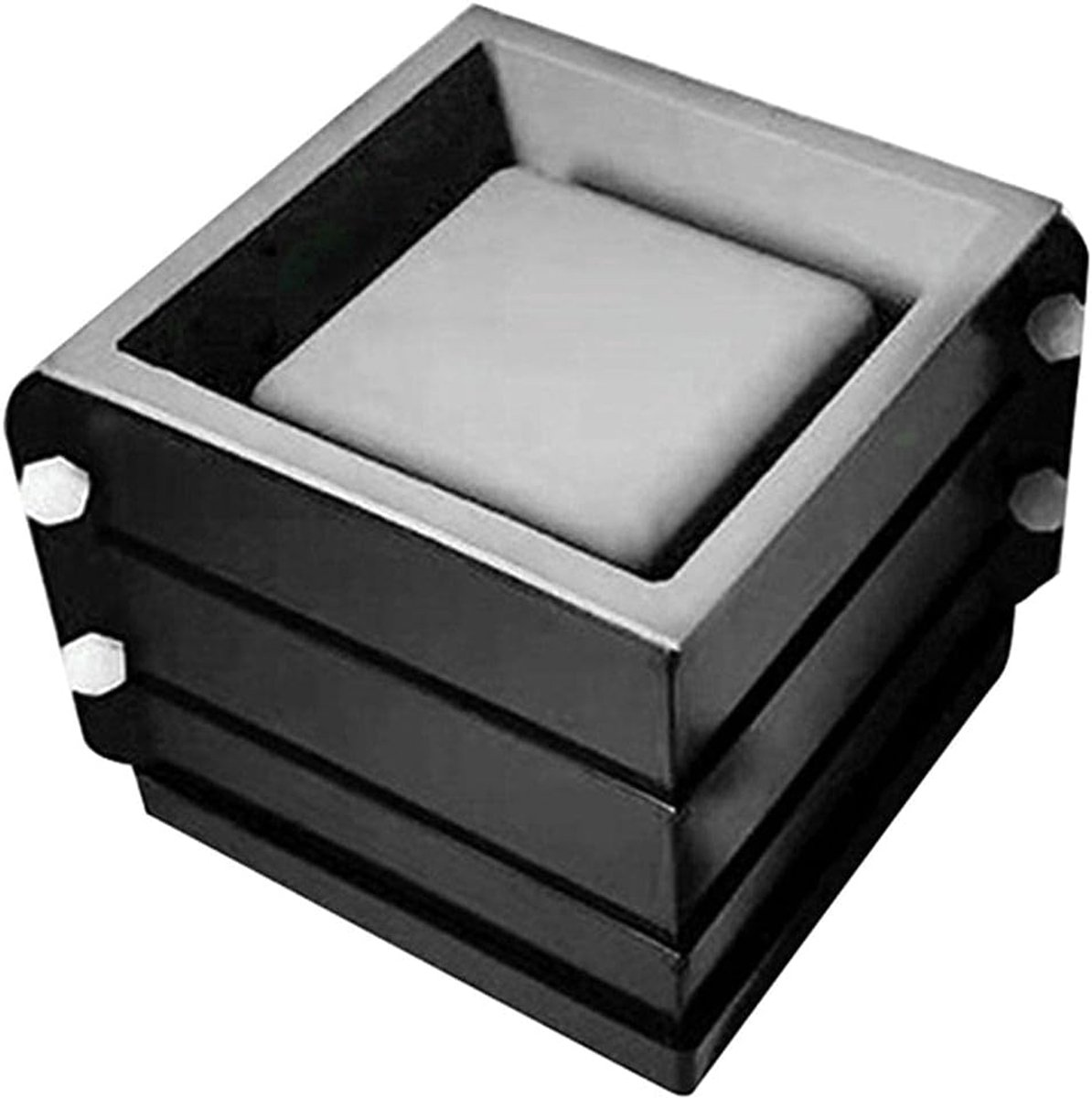 Siliconen mal voor bloempot, dubbellaags, 10,2 cm, voor kantoor of woondecoratie (afmetingen: vierkant)