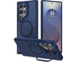 Beeasy voor Stand S25 Ultra Hoesje Transparant Blauw