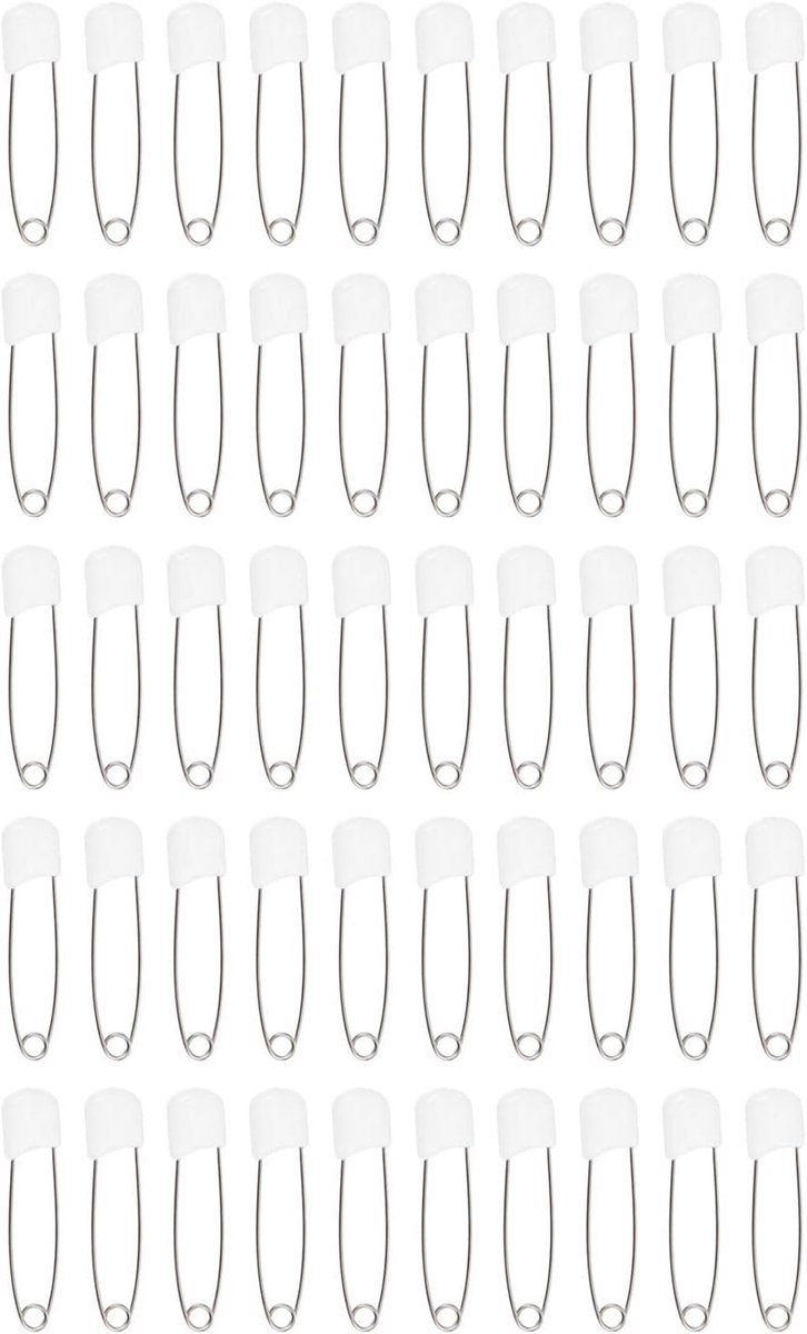50 stuks baby veiligheidsspeldjes 40 mm