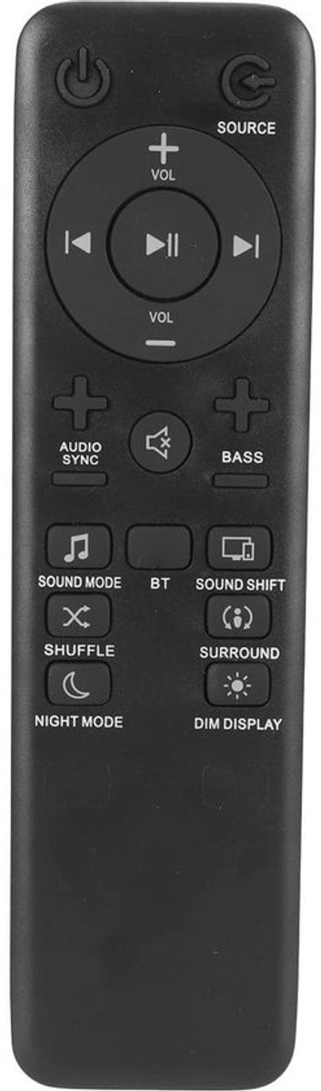 Dailygoody - Soundbar-Afstandsbediening - Vervangend - Compact formaat - Geschikt voor 5.1 2.1 3.1 Soundbar - Verbeter de luisterervaring - Handig...