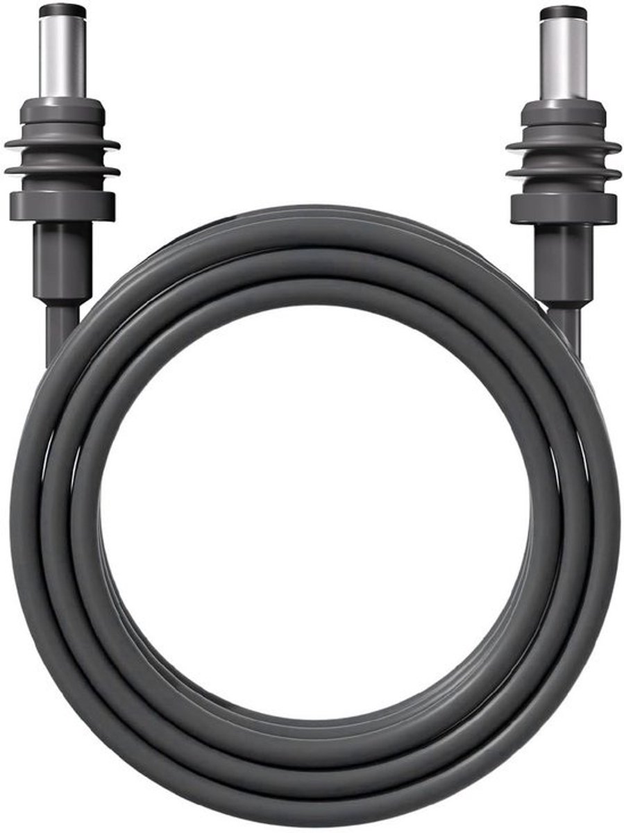 Allecto - Mini DC-voedingskabel - Waterdicht - 5 meter - Stroomverlengsnoer - 18AWG-draad - Geschikt voor mini-toepassingen - Rubber