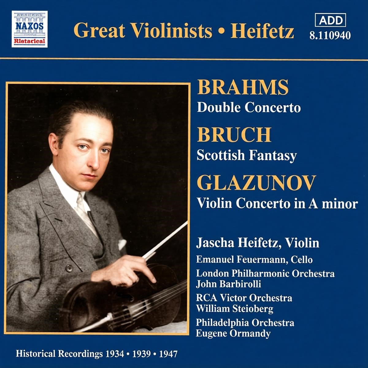 Jascha Heifetz - Violin Concertos (CD)