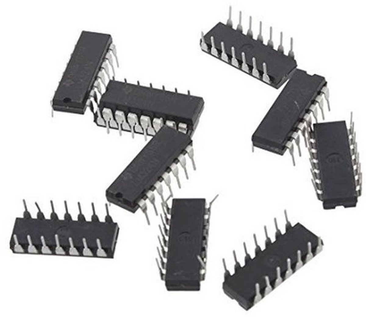 10x LM324N Laag Vermogen Quad Werking Versterker DIP-14