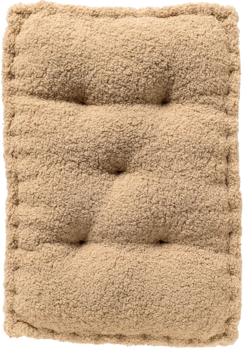BALOU-L - dierenbed 90x57 cm - groot - hond - beige