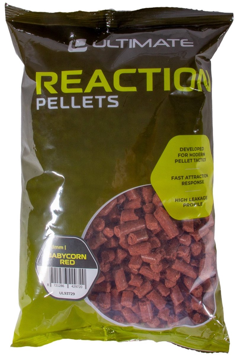 Ultimate Reaction Babycorn Pellets Babycorn Red 8mm (5kg) - Vispellets