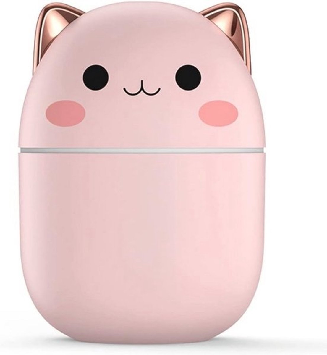 Luchtbevochtiger 200 ml Kawaii Geurverspreider met Nachtlampje voor Slaapkamer en Auto