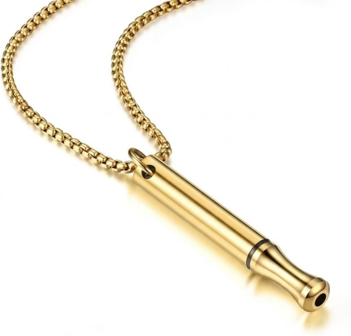 Gouden Stoppen met Roken Ketting, Ademhalingsketting voor Ontspanning