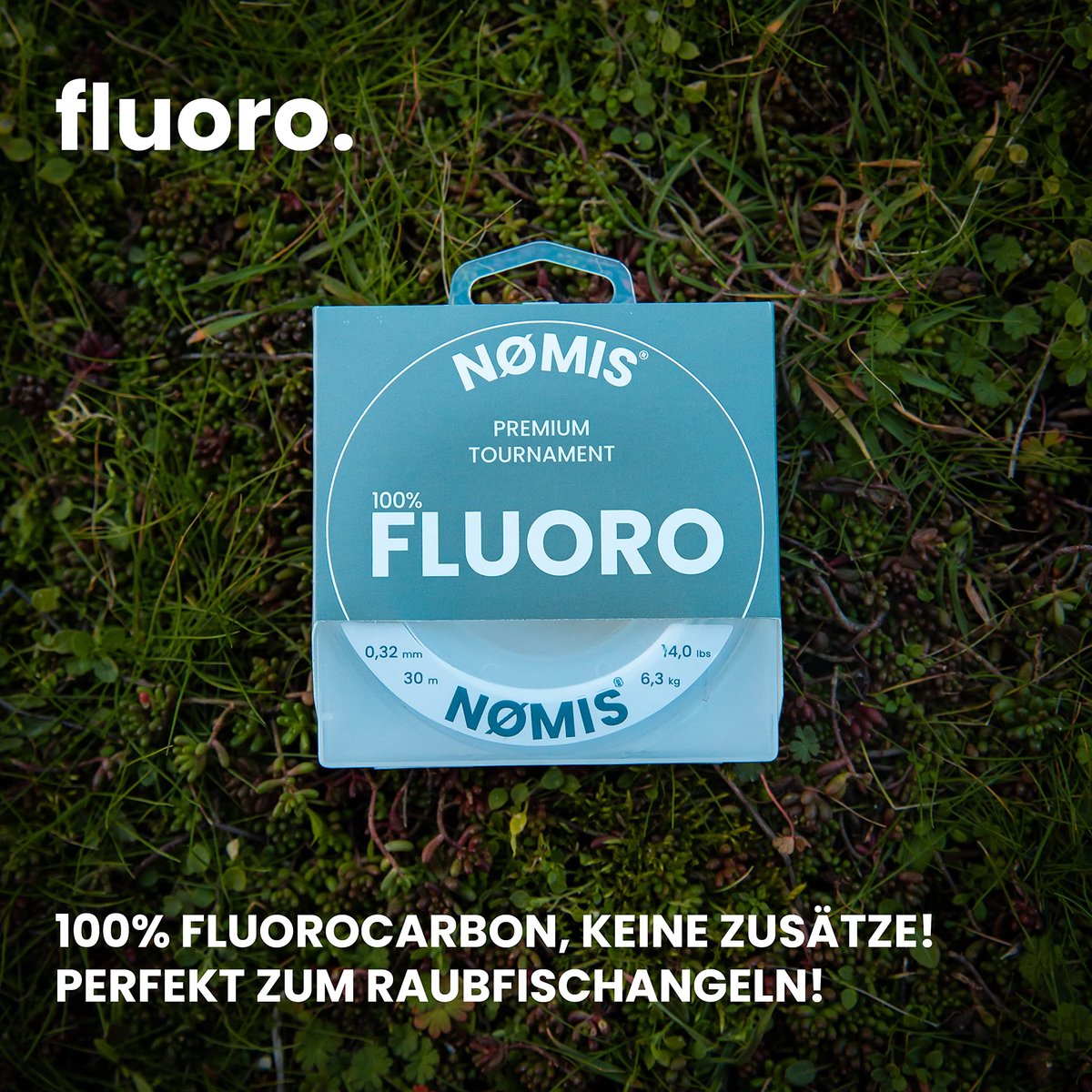 Fluorocarbon vislijn Ø 0,18-0,60 mm - 100% fluorocarbon - sterk en onzichtbaar - perfect voor baars en snoek - ShopVlot