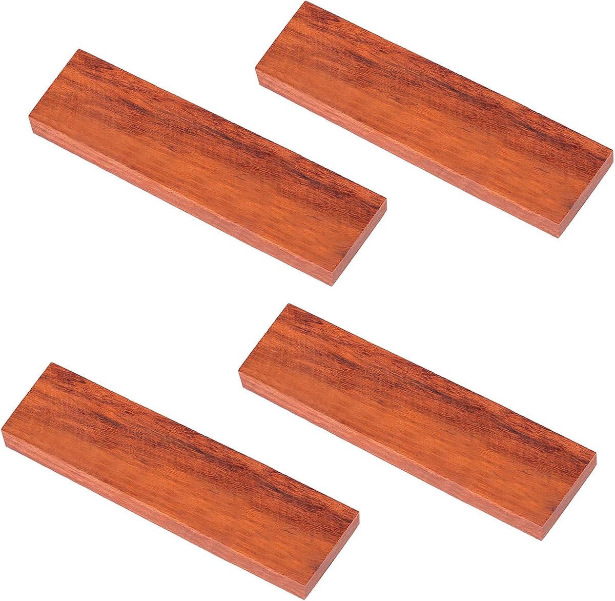 Hout messengreep rood perenhout mes handvat materiaal DHZ gereedschap mesgrepen mes handvat scales voor muziekinstrumenten, gereedschap en messen 16x4x1 cm