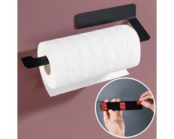 Dekazia keukenrolhouder zwart mat - keukenrek - keukenpapierhouder - kitchen paper - keukenrolhouder - kitchen gadgets - keukenrolhanger - hangende keukenrolhouder - dispenser