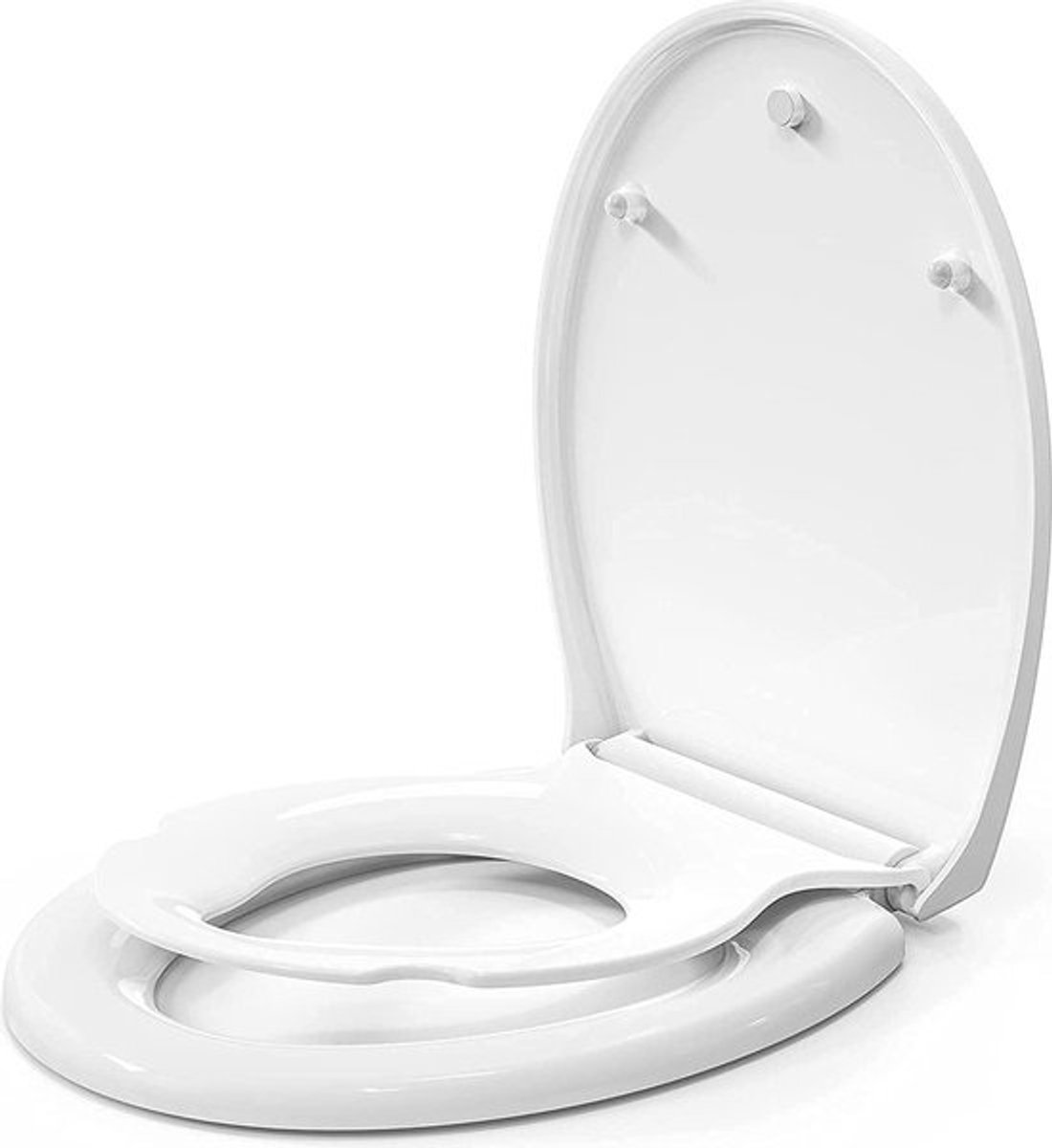 Toiletbril softclose mechaniek magnetisch eenvoudige montage voor kinderen antibacterieel Quick Release-functie