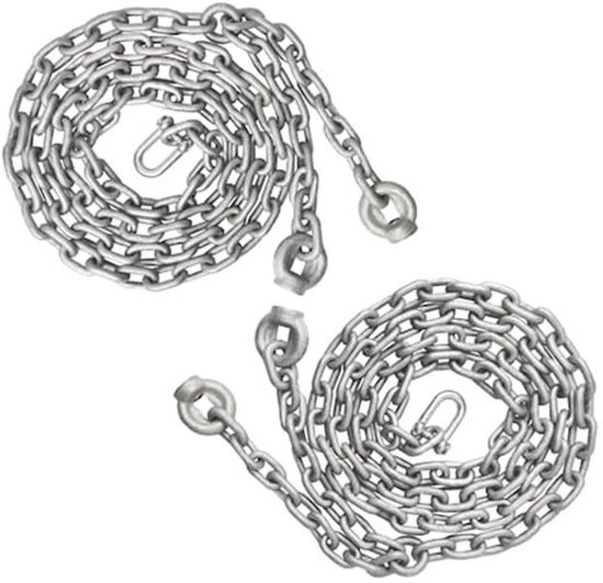 Verzinkt kettingset voor schommels 5 mm - 1,8 m