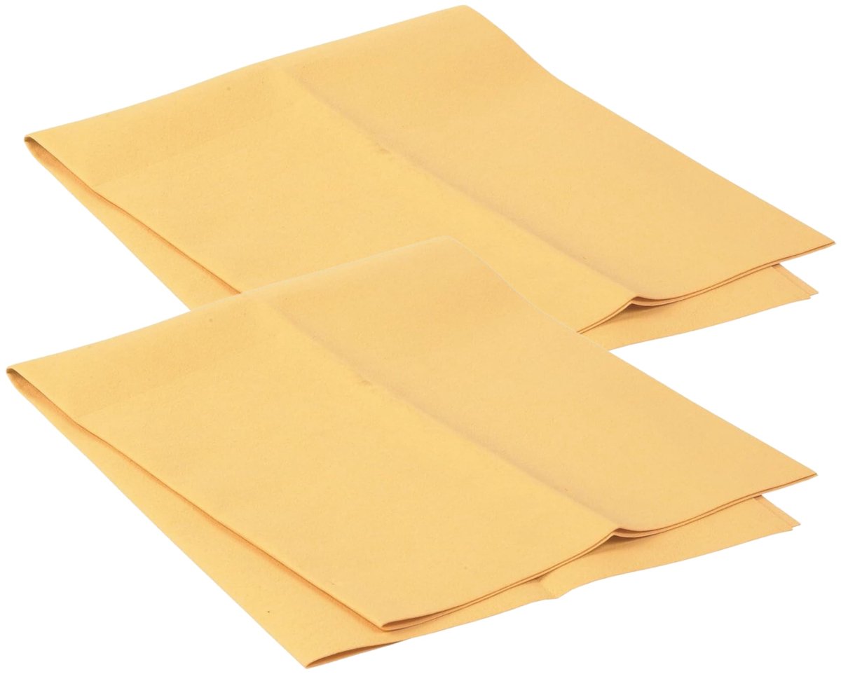 Autodroogdoek Twin Pack - synthetisch - sneldrogend - ideaal voor autoreinigingsset - ShopVlot