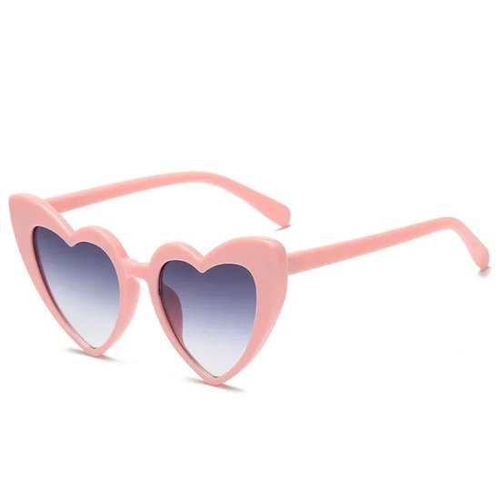 Hartjes Zonnebril Roze | Hartvormige Zonnebril | Hartjes Bril | Dames Zonnebril | Festival Bril | Feestbril | Vrijgezellenfeest | Bachelorette Party | Carnaval | Bruiloft | Rave Bril | Retro Bril | Unisex — afbeelding 3