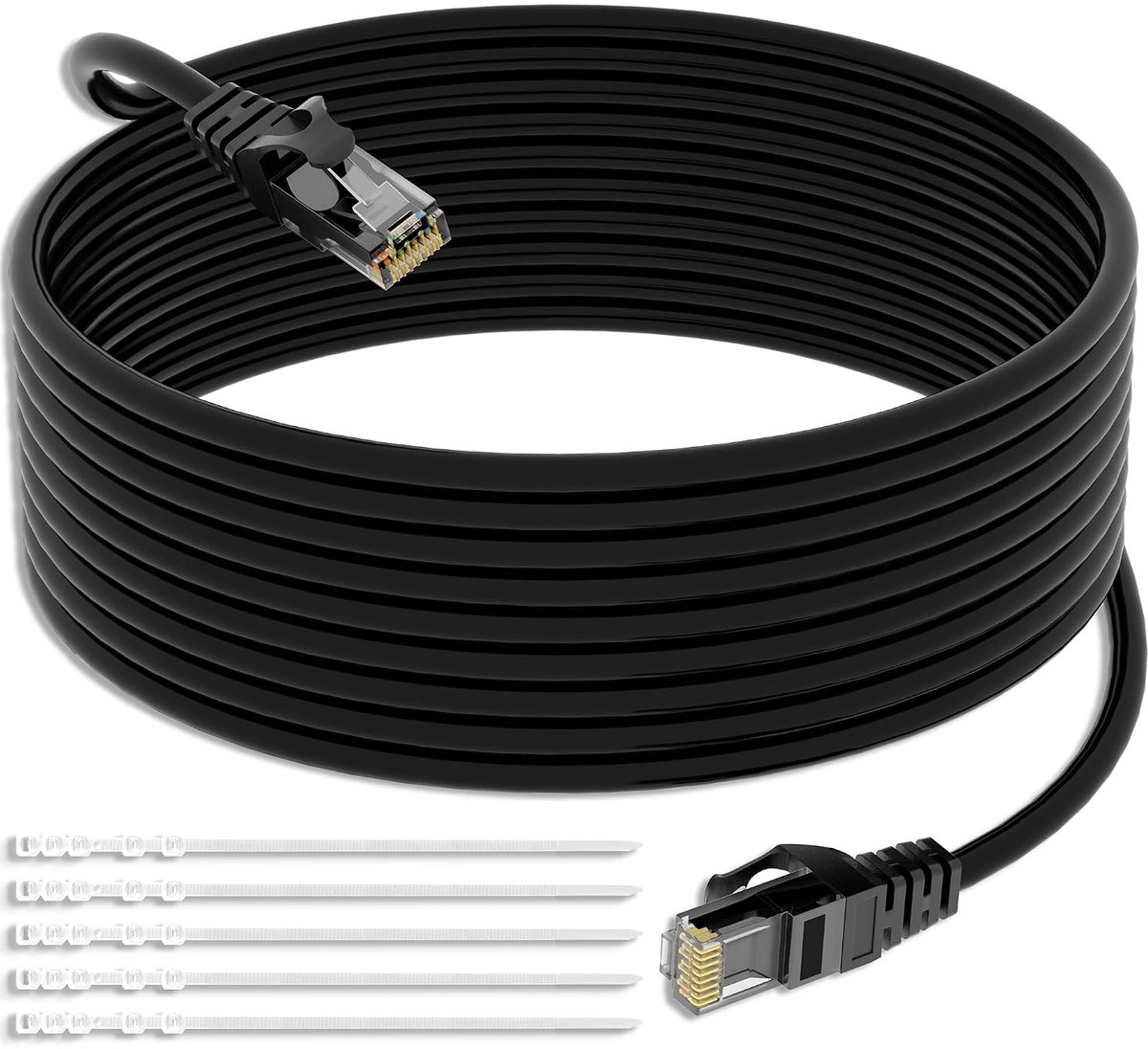 Cat5e High Speed Ethernet patchkabel (1 pak, 30 m)