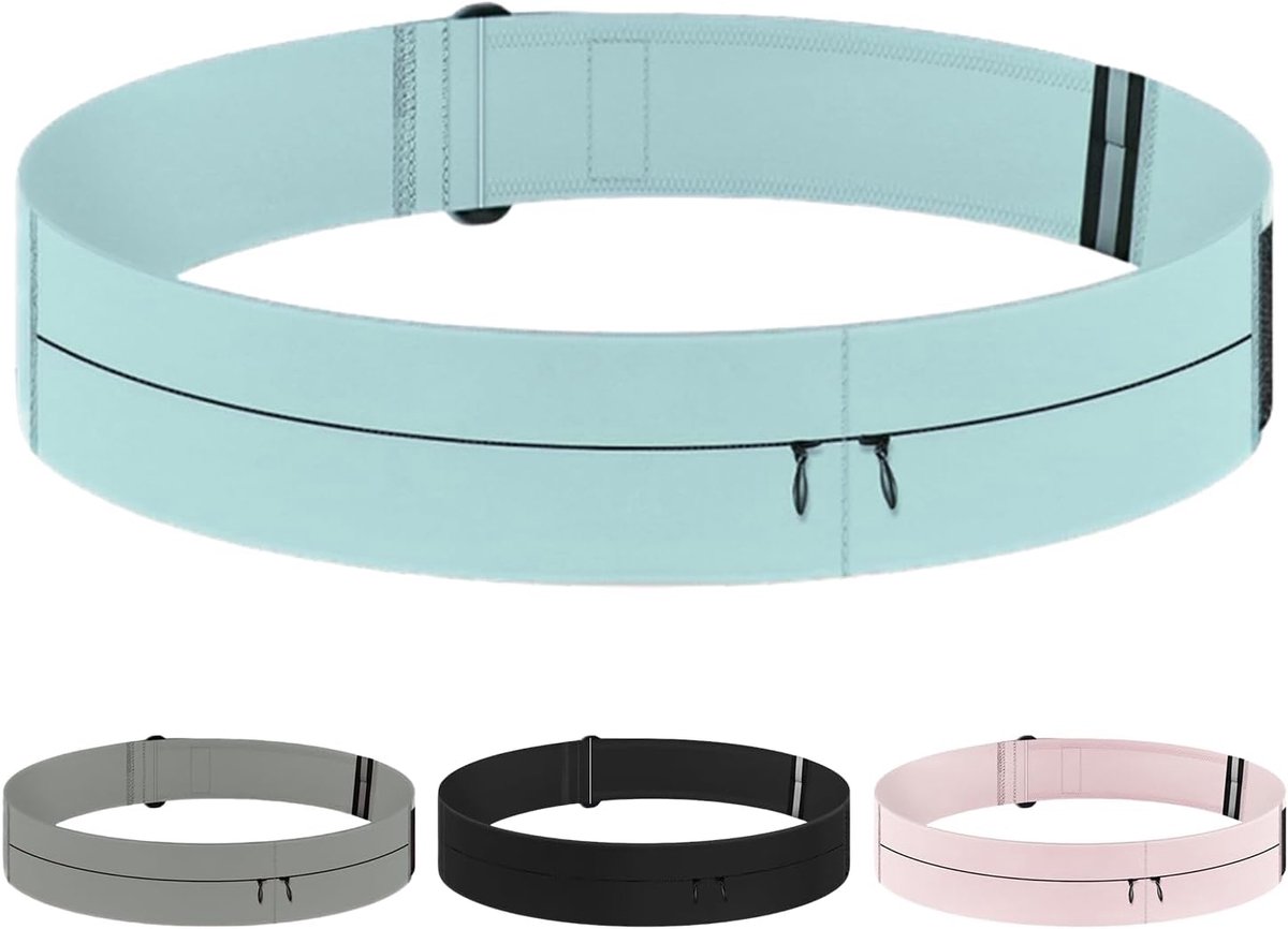 Unisex hardloopheuptas - Heuptas - Geschikt voor marathons, hardlopen en sporten - Blauw - L