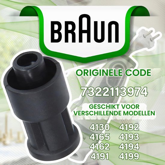 Motorkoppeling staafmixer - Braun MR MQ - 7322113974 — afbeelding 3