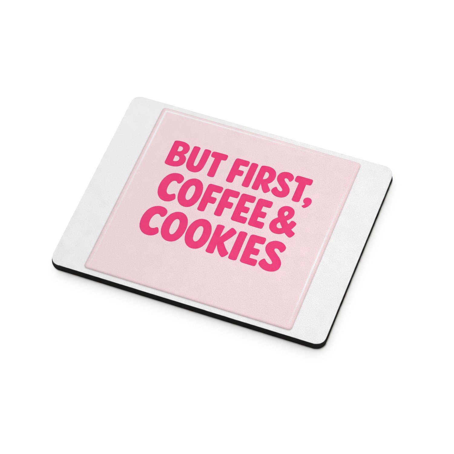 Mr Cadeautjes MDF magnetische fotolijst 9 x 7 - design Compacte typografische print met een speels keuken- of koffi | cadeau Wit