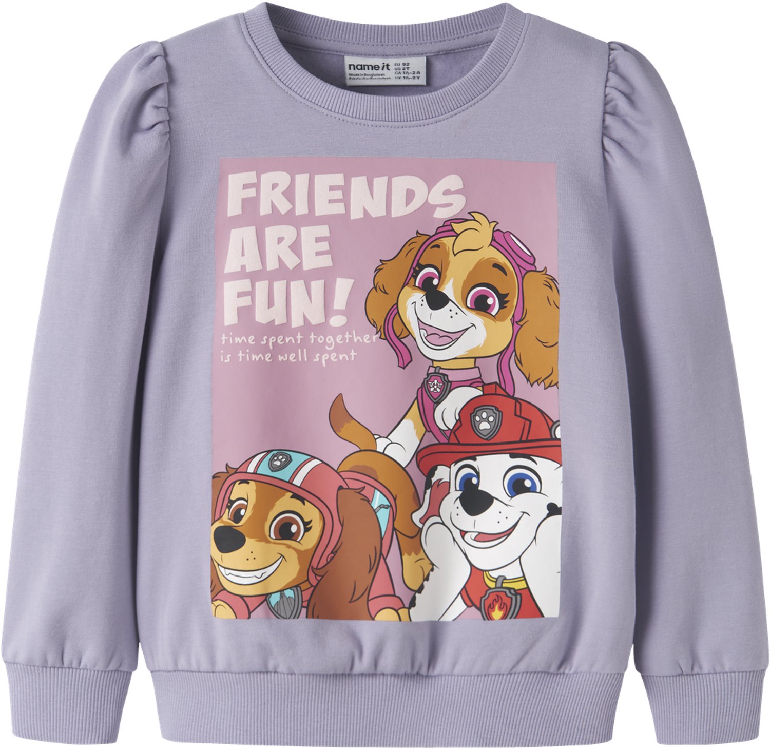 NAME IT NMFARINA PAW SWEAT BRU CPLG Meisjes Trui - Maat 116
