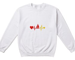 Zeilavontuur Sweater – Zeilen Is Leven – Unisex Sweater voor Dames & Heren – Origineel Cadeau