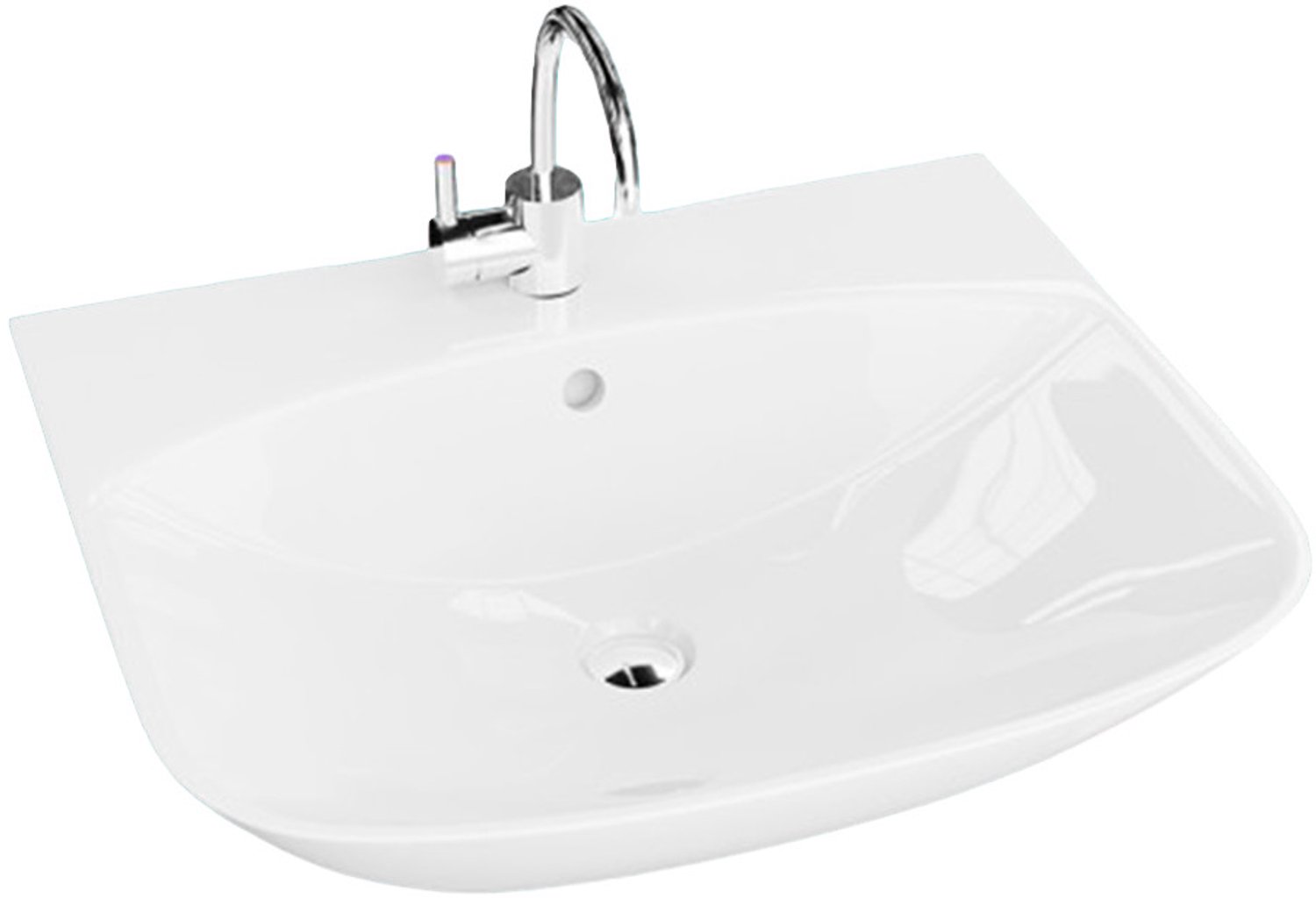 LAVITA wastafel UMYWALKI WISZACE 56x47x19 cm wit