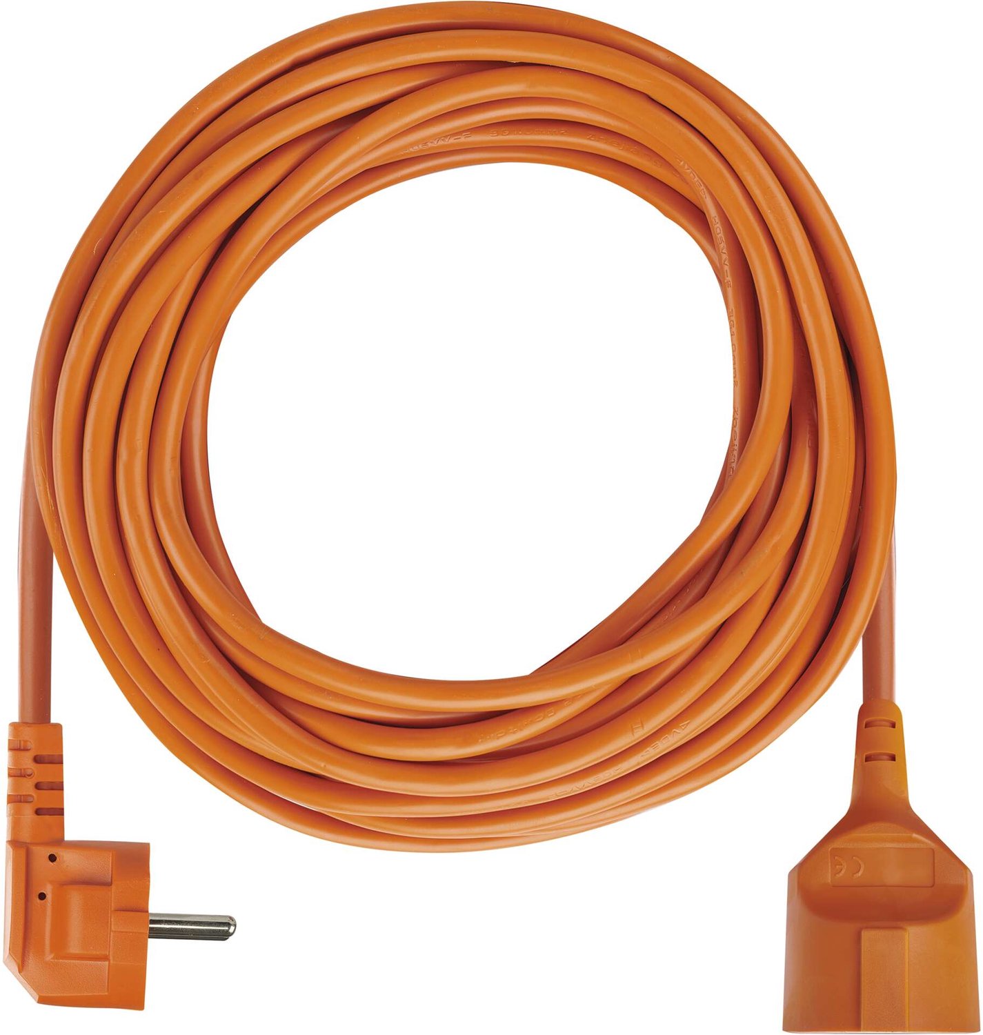 EMOS Verlengsnoer 10 m / 1 stopcontact / oranje / PVC / 250 V / 1,5 mm², P01210R