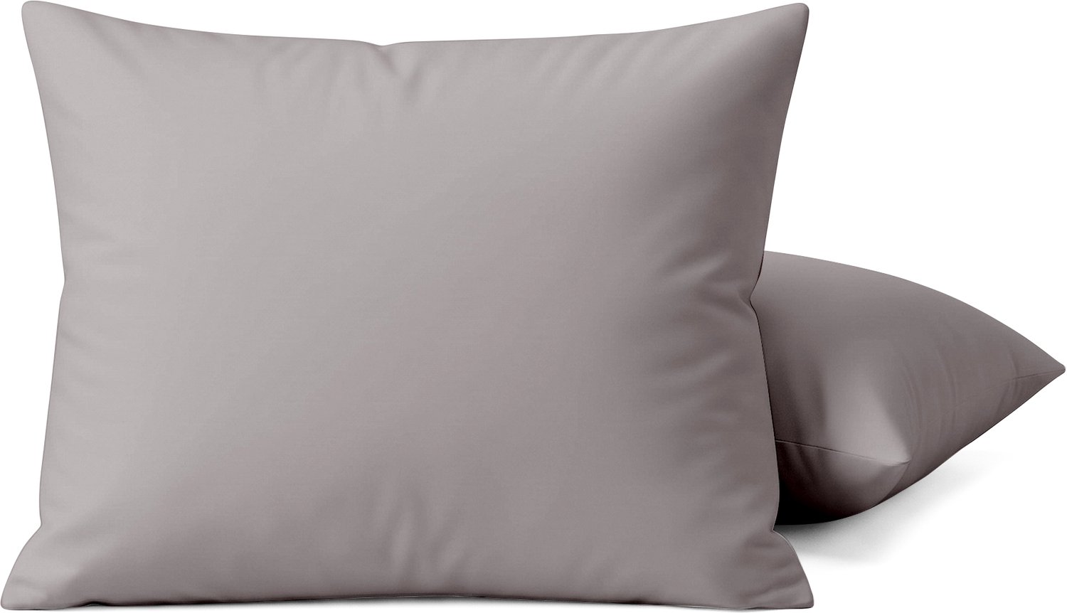 HappyBed Kussenslopen Grey 80x80 cm - Kussensloop set 2 stuks - 100% - Ultieme slaapcomfort