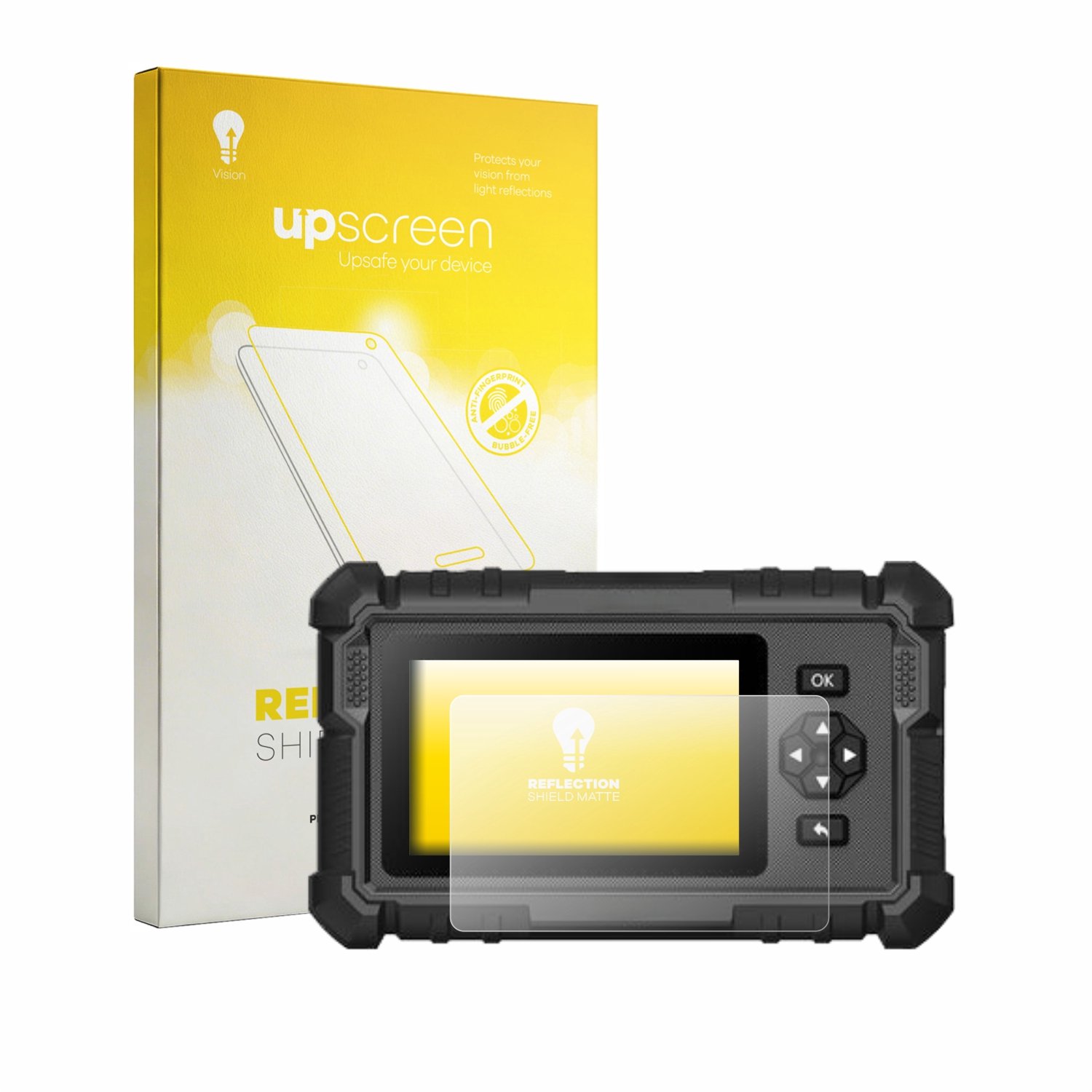 upscreen - Screenprotector voor Topdon ArtiDiag Moto - Folie Beschermfolie anti glare matte