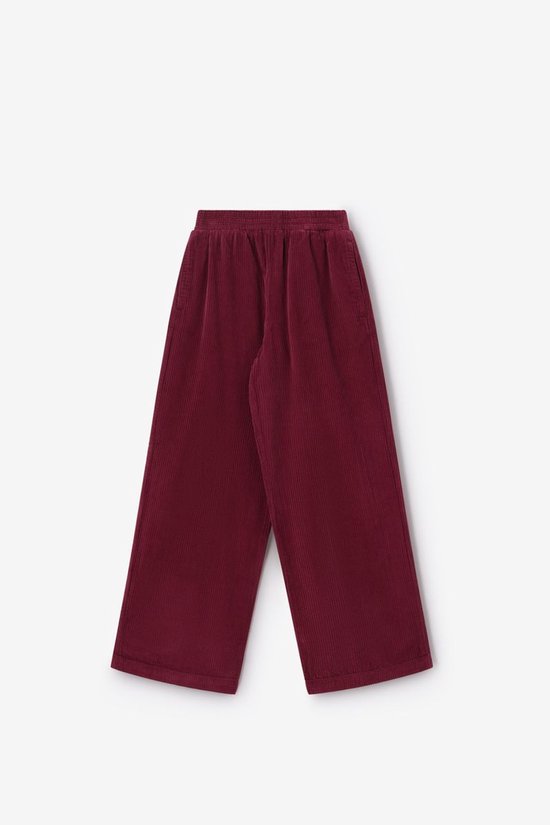 Donkerrode Corduroy Broek