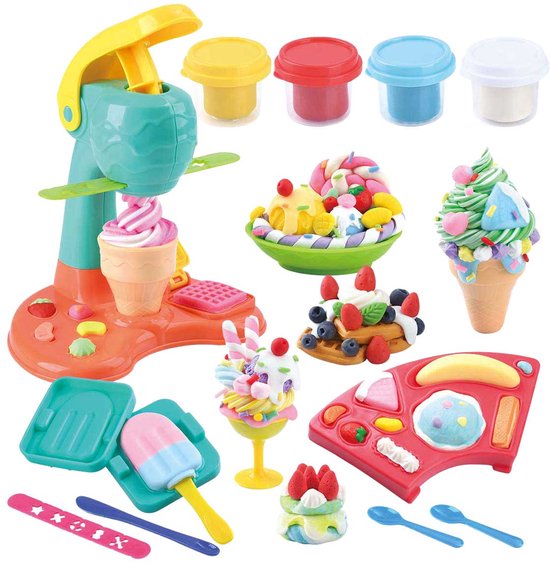 Playgo kleiset ijsjes boetseerklei met accessoires - 4 potjes. — cadeau in Spellen & Speelgoed - foto 2