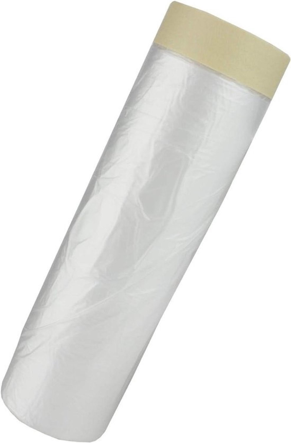 Schilderfolie met tape - Afdekfolie met plakstrip - Schilderwerk afdekken - Met plakstrip - 210 cm x 20 m - Onbekend