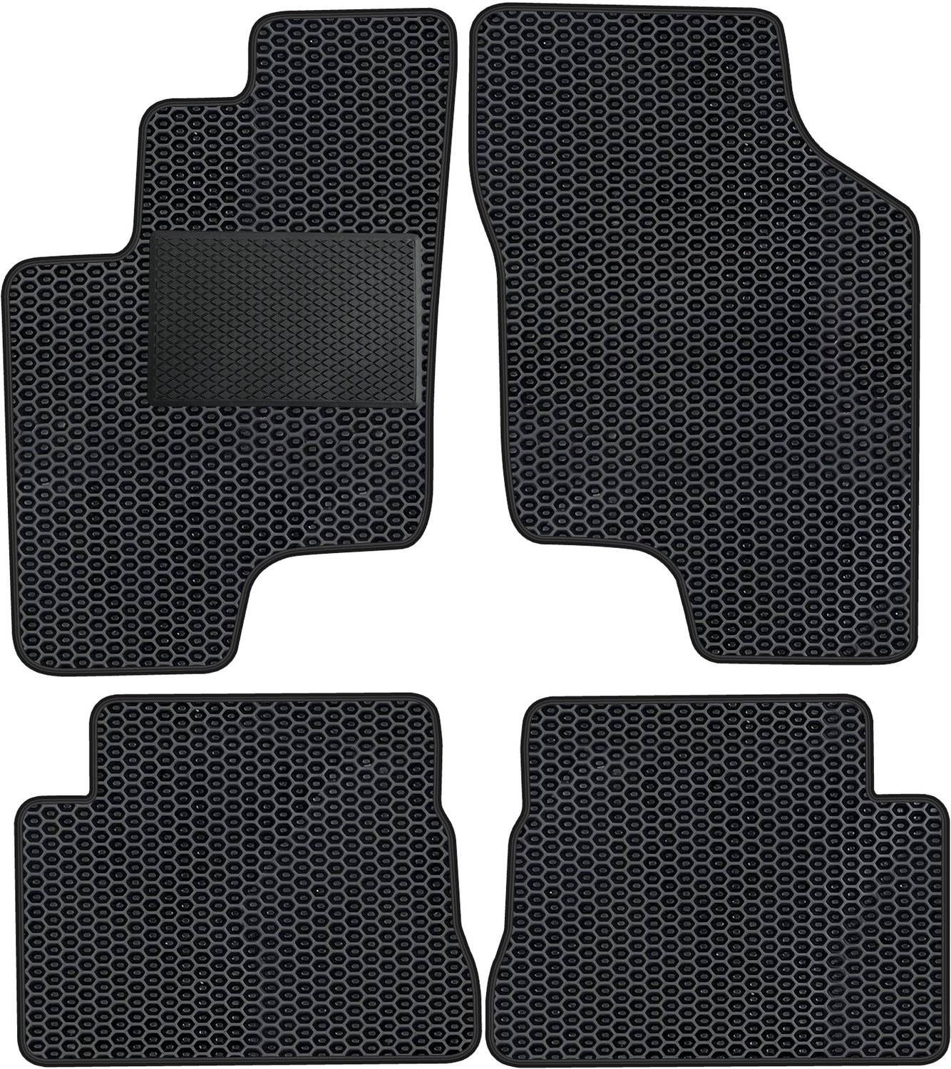 HY020_EVA_POD - Compleet set vloermatten van EVA - Geschikt voor Hyundai Getz - 2002-2011 - Met extra versteviging