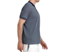 Polo Bullpadel Tenfe 204 Azul Marino Tej.bicolor S