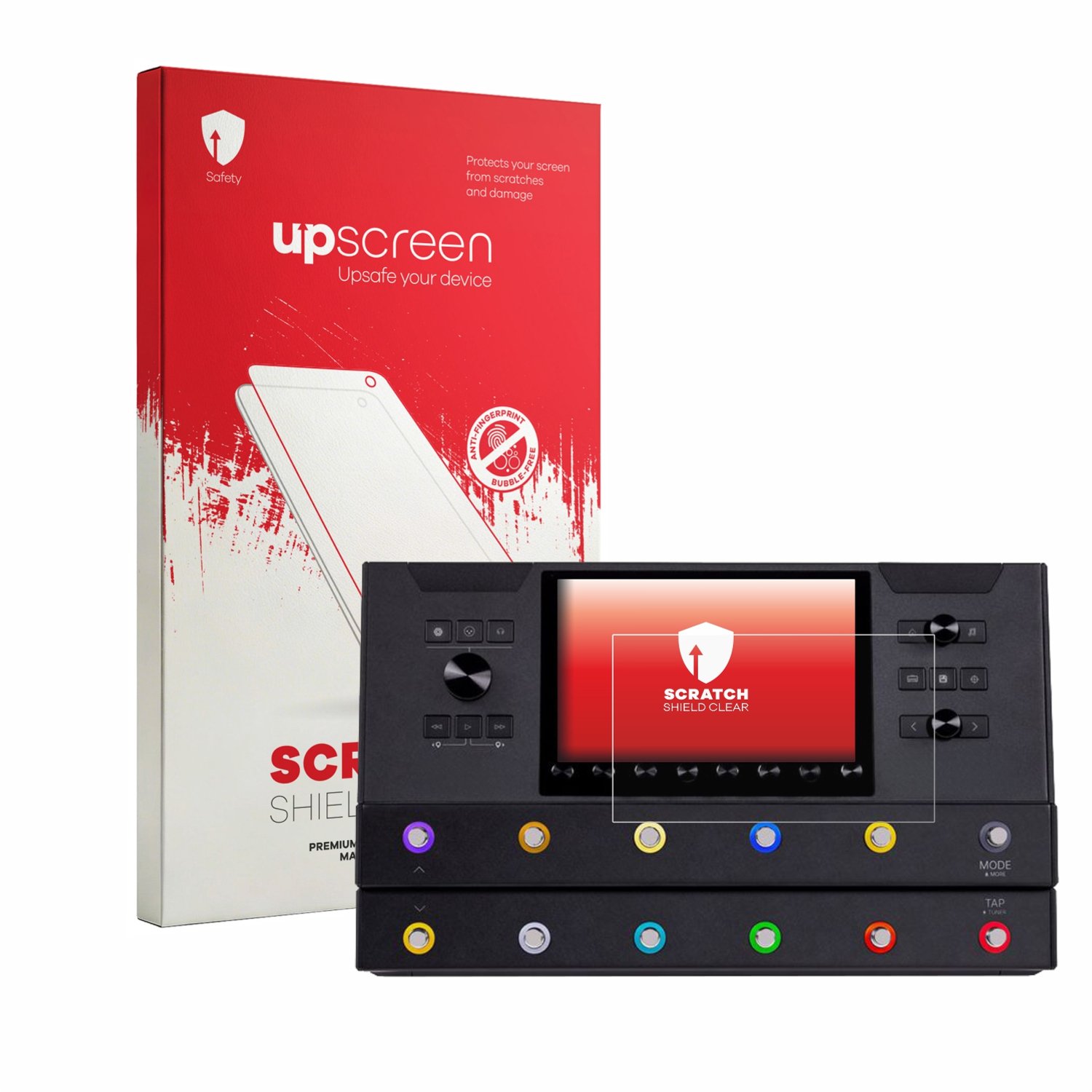 upscreen - Screenprotector voor Line 6 Helix Stadium Floor - Folie Beschermfolie transparant